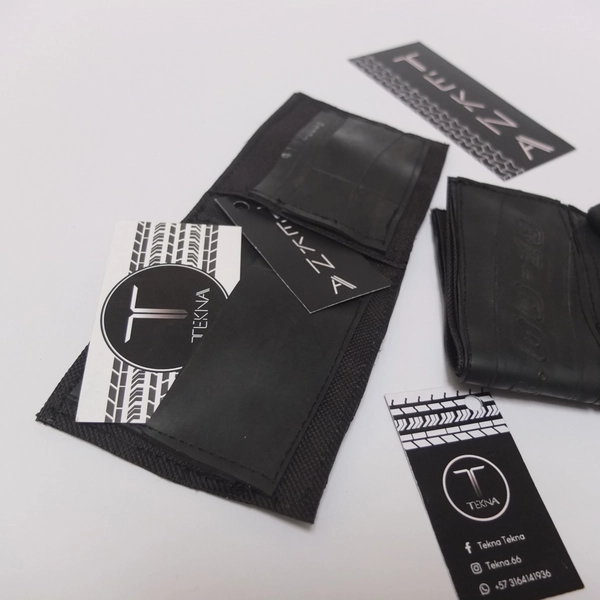 Ecobilleteras TEKNA elaboradas en neumáticos reutilizados,el regalo ideal!!!