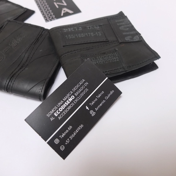 Ecobilleteras TEKNA elaboradas en neumáticos reutilizados,el regalo ideal!!!